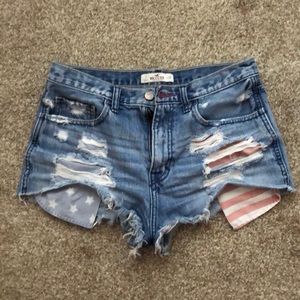❗️BLACK FRIDAY❗️ Hollister American Flag Shorts❤️
